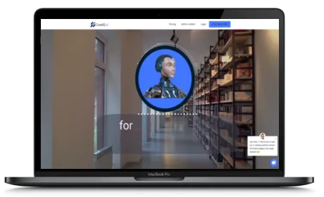 CrawlQ website displayed on a Macbook