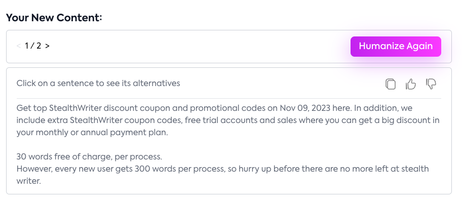 Humanizer Aggressive Level