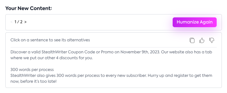 Humanizer Medium Level